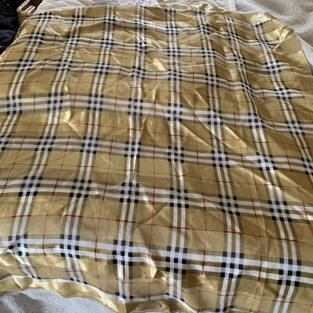 Burberry Print Silk Scarf